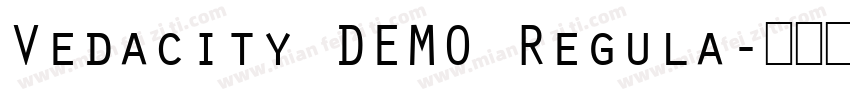 Vedacity DEMO Regula字体转换
